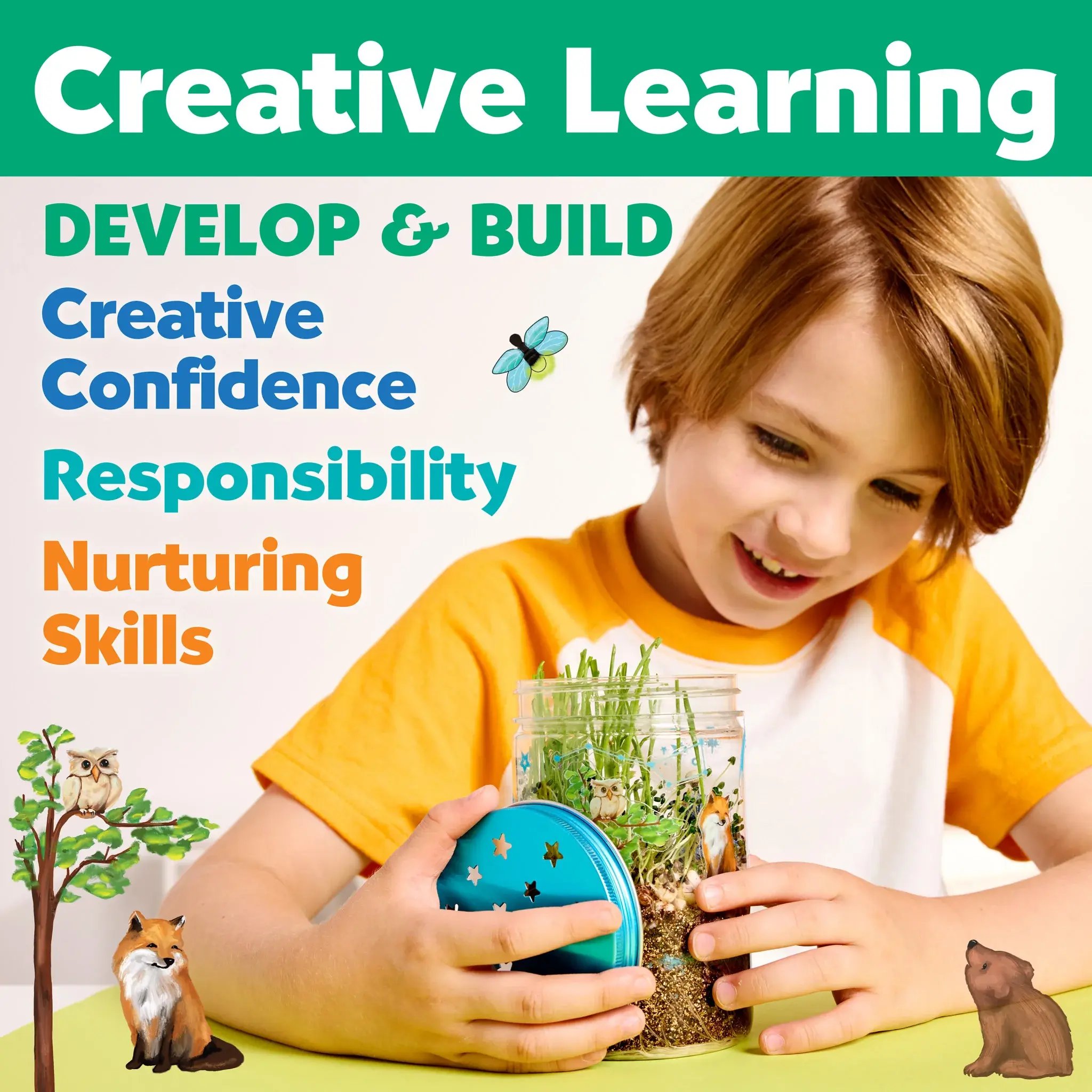 Creativity for Kids Creativity for Kids Grow N' Glow Terrarium
