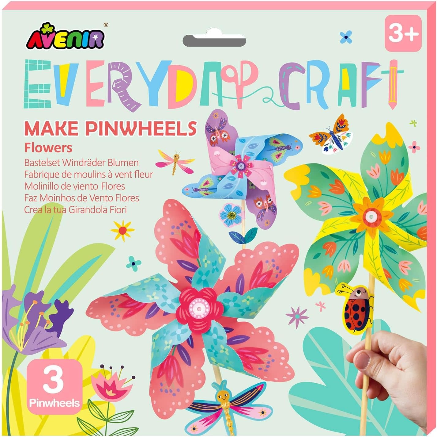 Avenir Everyday Craft make Pinwheels
