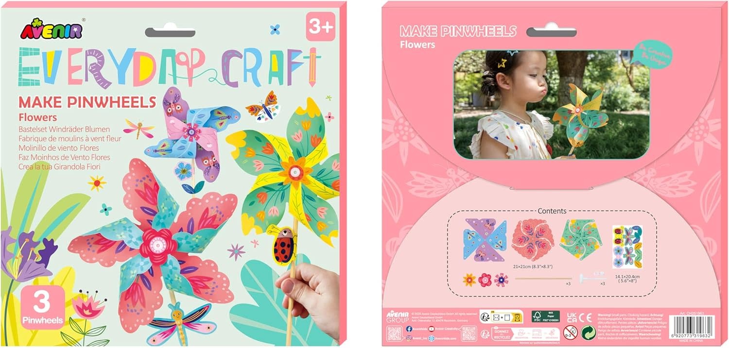 Avenir Everyday Craft make Pinwheels
