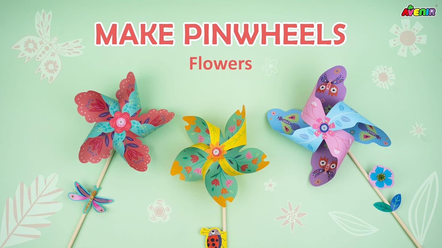 Avenir Everyday Craft make Pinwheels