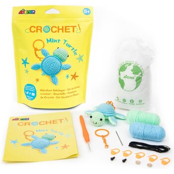 Avenir Crochet Kit: Mint Turtle