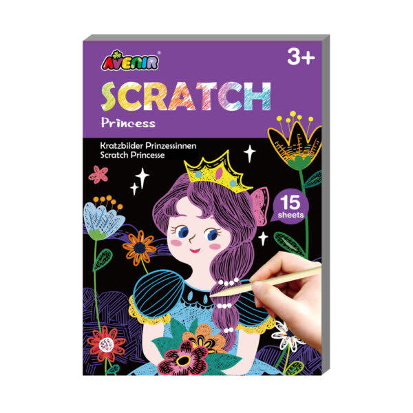 Avenir Mini Scratch Book: Princess