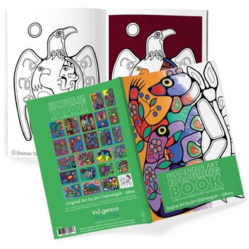 Indigenous Collection Colouring Book by Jim Oskineegish