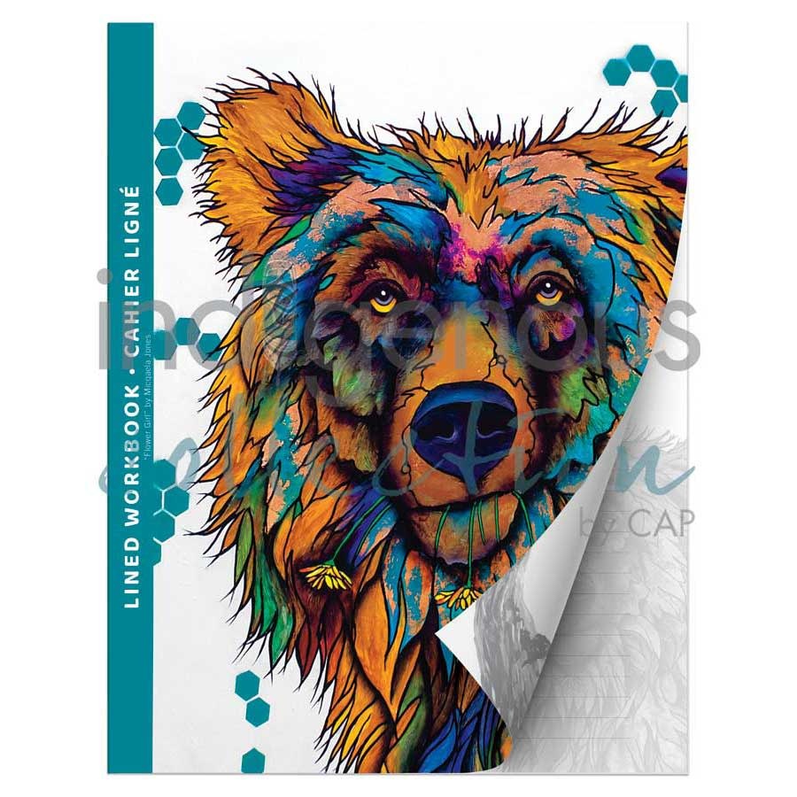 Lined Workbook: Flower Girl
