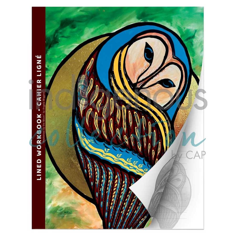 Lined Workbook: Awakened by the Moon