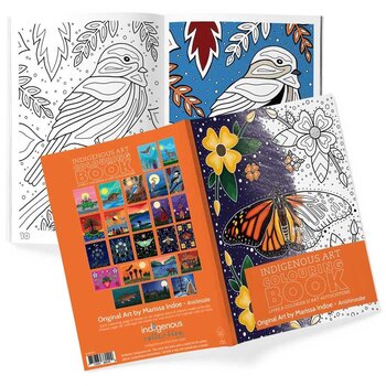 Indigenous Collection Colouring Book by Marissa Indoe