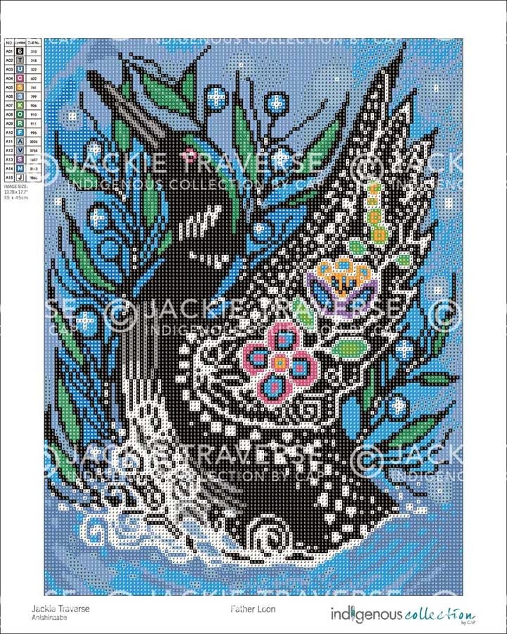 Diamond Art Kit: Father Loon