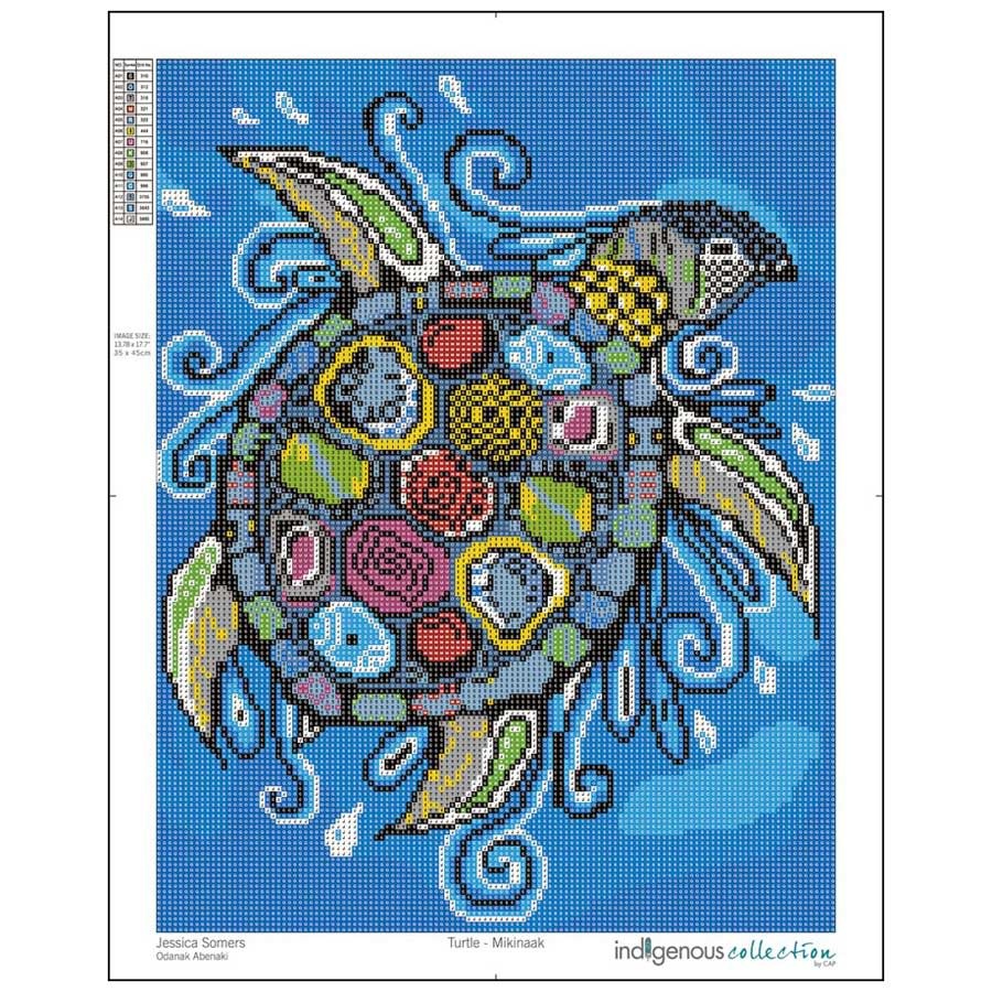 Diamond Art Kit: Turtle - Mikinaak