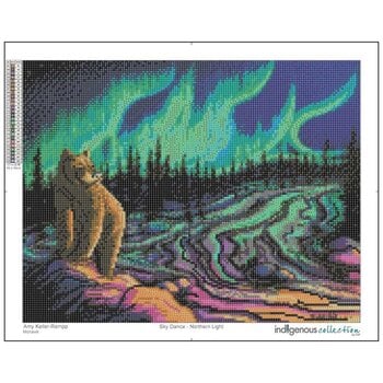 Indigenous Collection Diamond Art Kit: Sky Dance - Northern Light