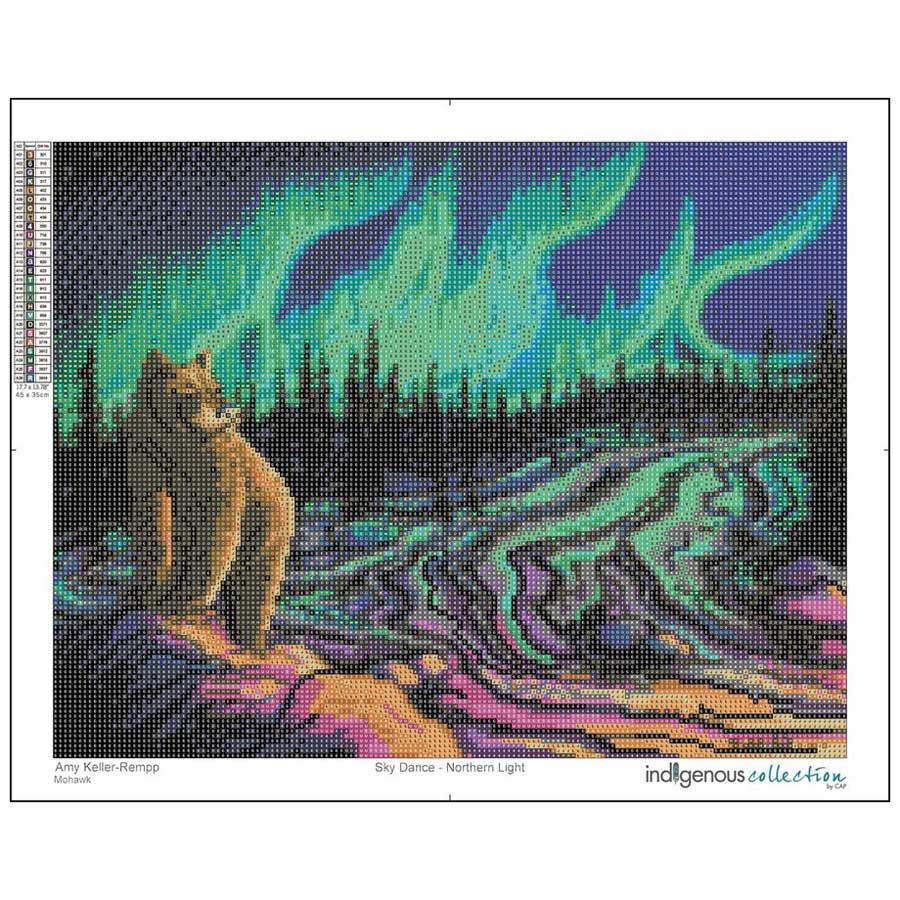 Diamond Art Kit: Sky Dance - Northern Light