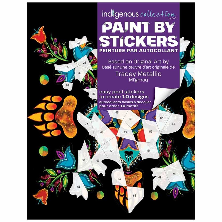 Paint by Sticker Book: Tracey Metallic