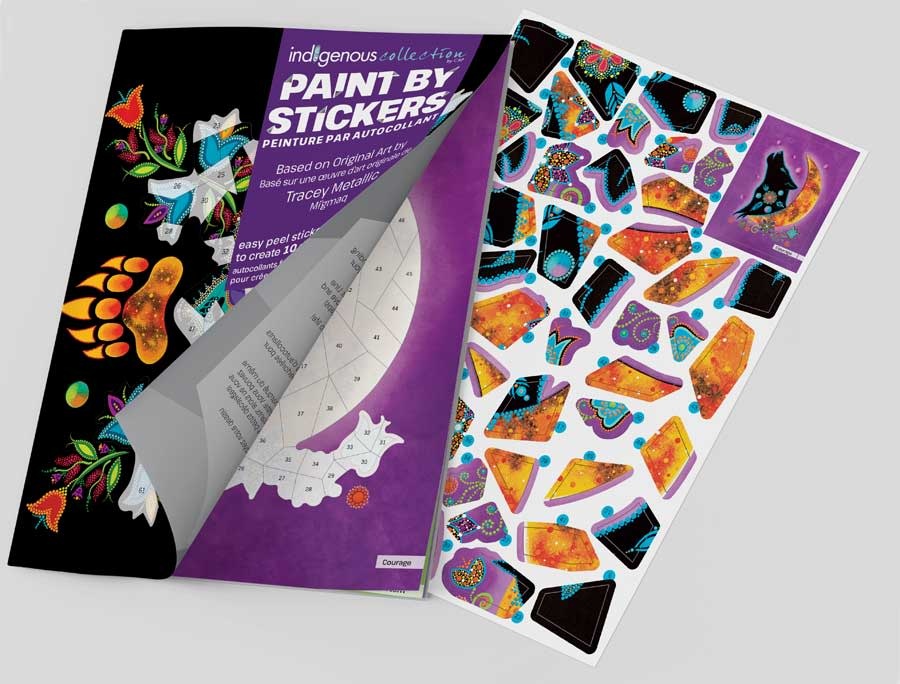Paint by Sticker Book: Tracey Metallic