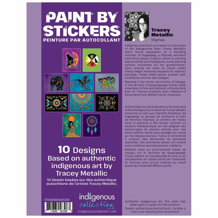 Paint by Sticker Book: Tracey Metallic