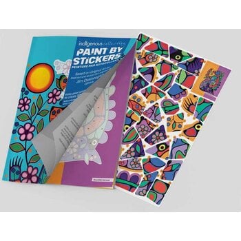 Indigenous Collection Paint by Sticker Book: Yellow Floral Garden