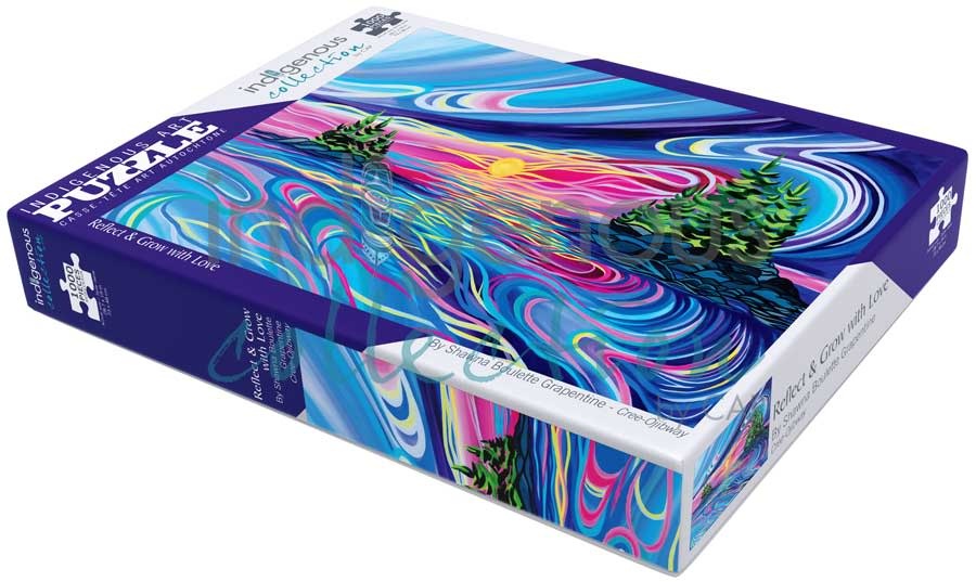 Indigneous 1000pc Puzzle: Reflect & Grow with Love