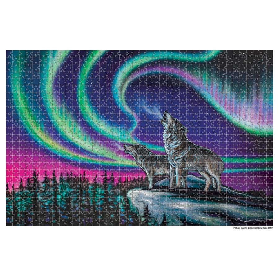 Indigneous 1000pc Puzzle: Sky Dance - Wolf Song