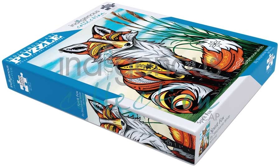 Indigneous 1000pc Puzzle: Spirit Fox