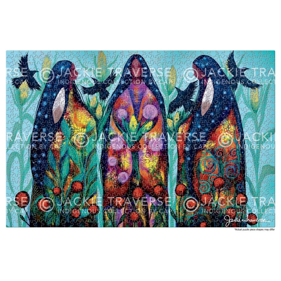 Indigneous 1000pc Puzzle: Three Sisters