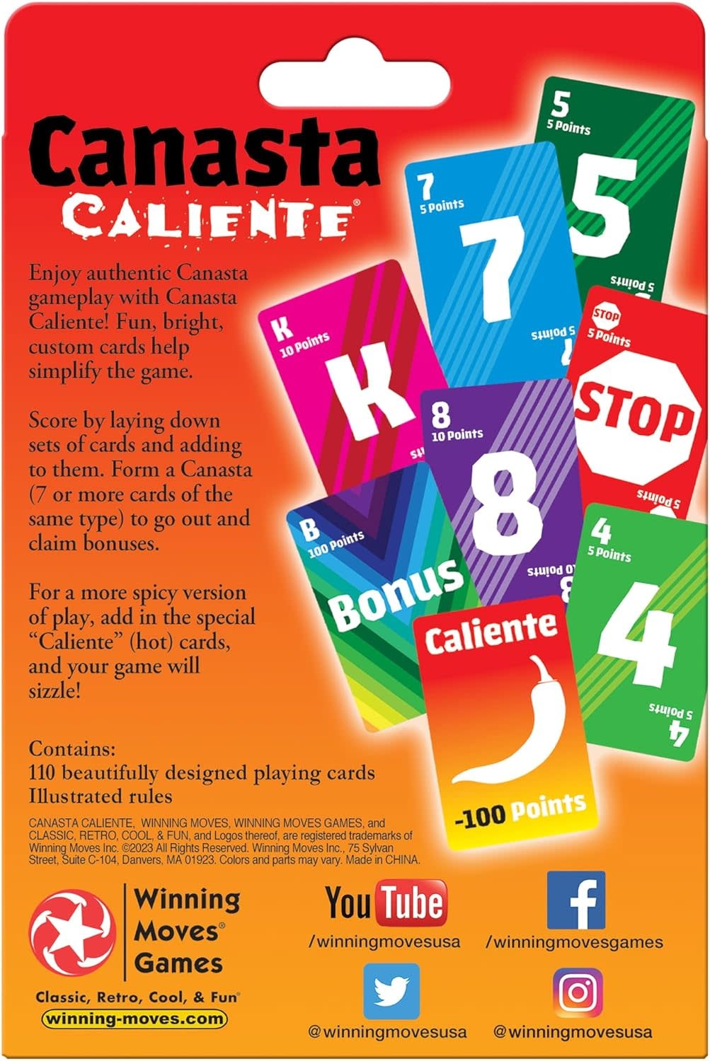 Canasta Caliente Card Game