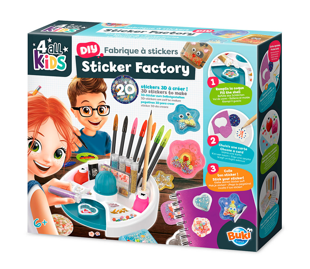 Buki France Buki 4 all Kids Sticker Factory