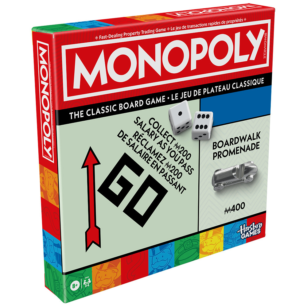 Hasbro Monopoly Classic New Bilingual Edition