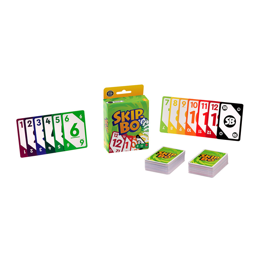 Mattel Skip-Bo Card Game: New