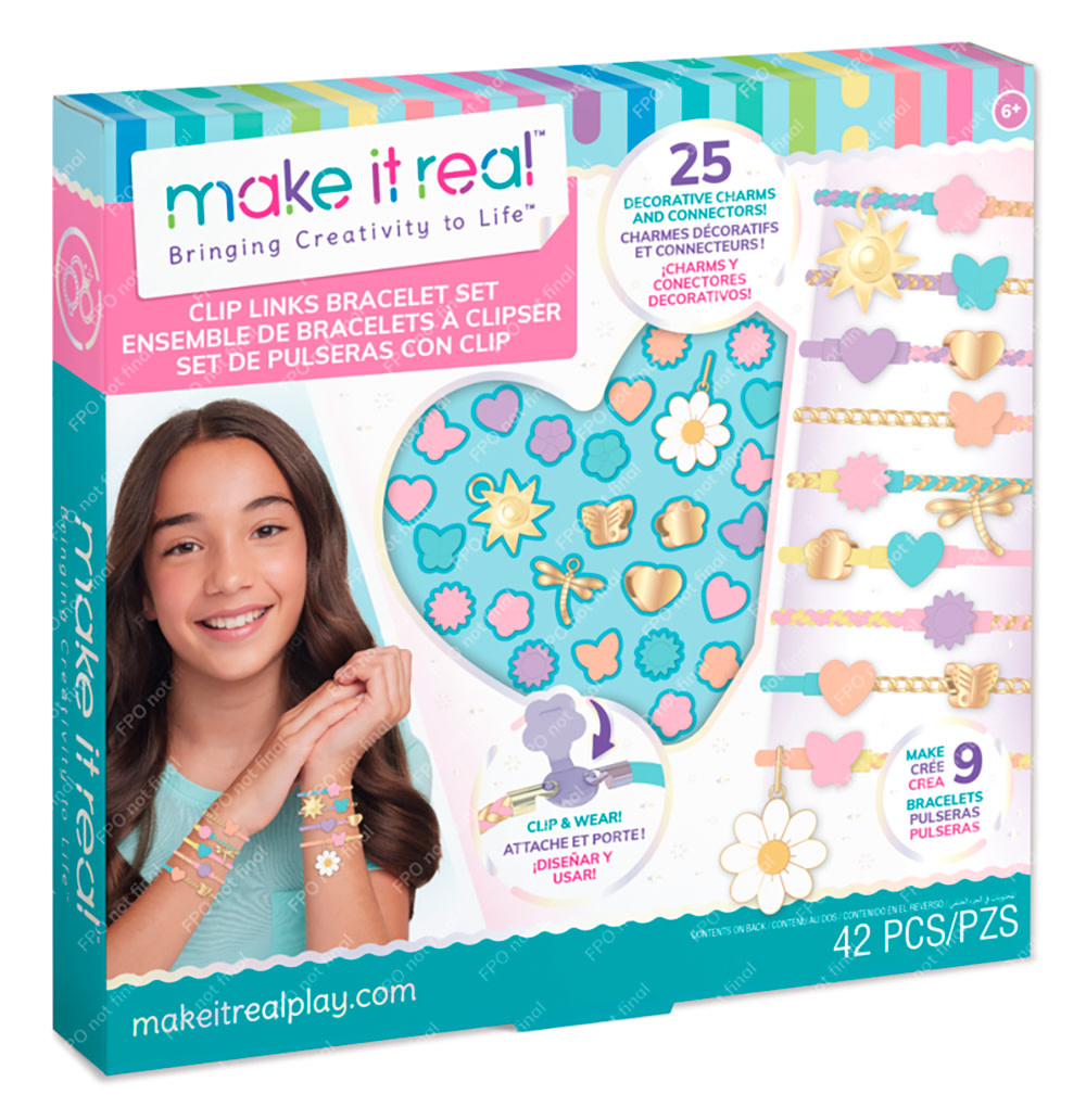 Make It Real Clip Links Bracelet Set