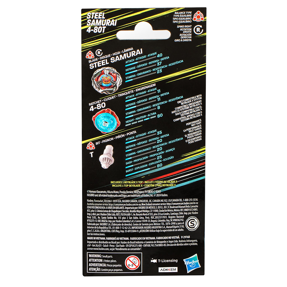 Hasbro Beyblade X - Generation 4 Booster: Assorted