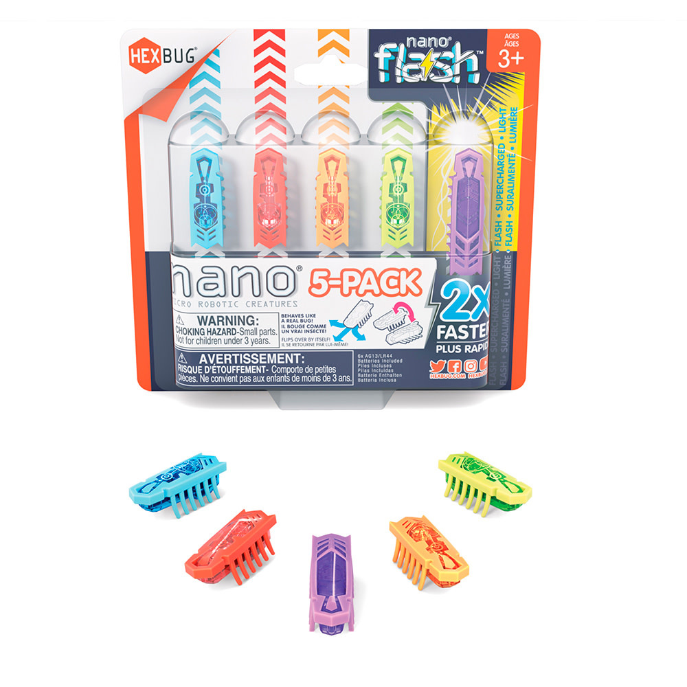 Hexbug Nano 5 Pack with 1 Flash Nano