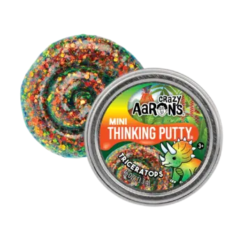 Crazy Aaron Crazy Aaron's Thinking Putty Mini Tin Triceratops