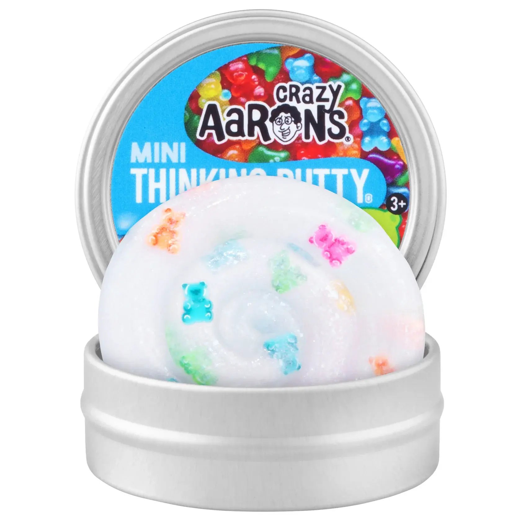 Crazy Aaron Crazy Aaron's Thinking Putty Mini Tin Gummy Grizzly