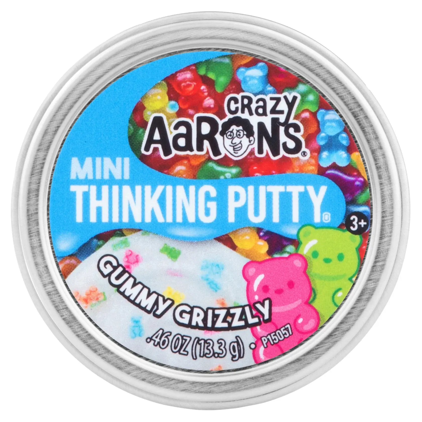 Crazy Aaron Crazy Aaron's Thinking Putty Mini Tin Gummy Grizzly
