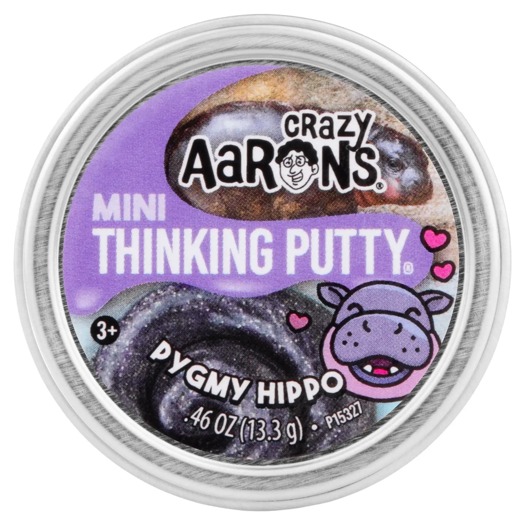 Crazy Aaron Crazy Aaron's Thinking Putty Mini Pygmy Hippo