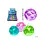 Cool Cube Clear Sugar Gummee Squish Diamond