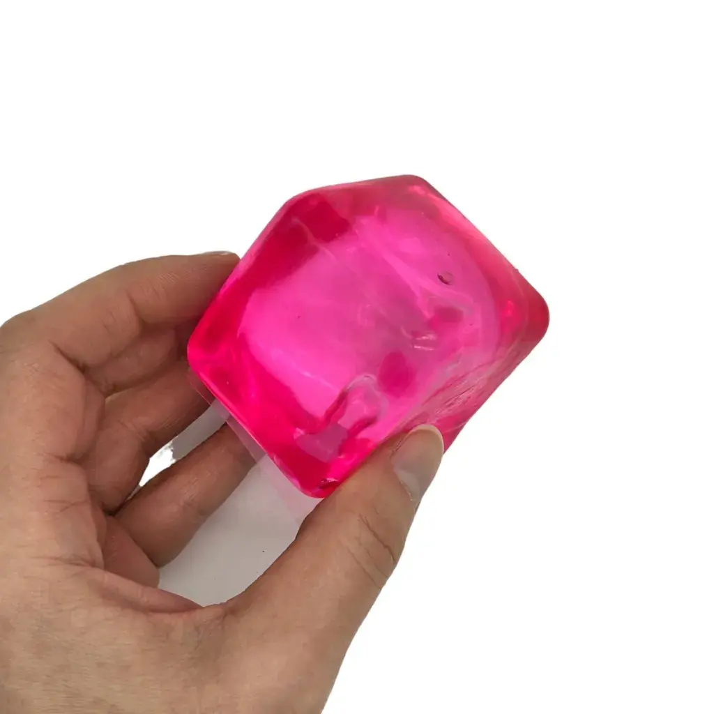 Cool Cube Clear Sugar Gummee Squish Cube