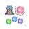 Cool Cube Glitter Sugar Gummee Squish Cube