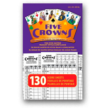 Five Crowns Card Game Score Cards