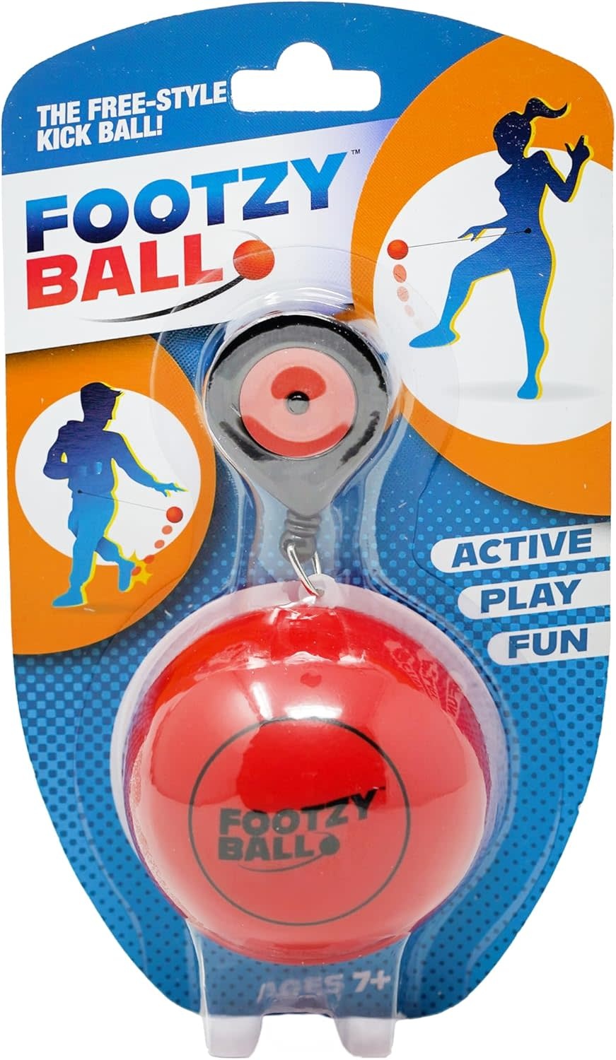 Blue Orange Footzy Ball