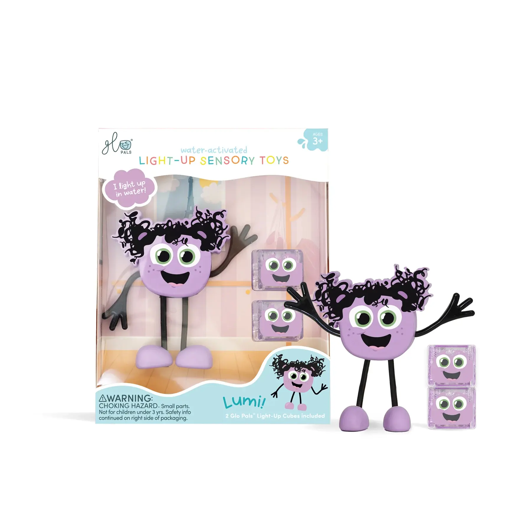 Glo Pals Water Activated Light-Up Character: Lumi Purple