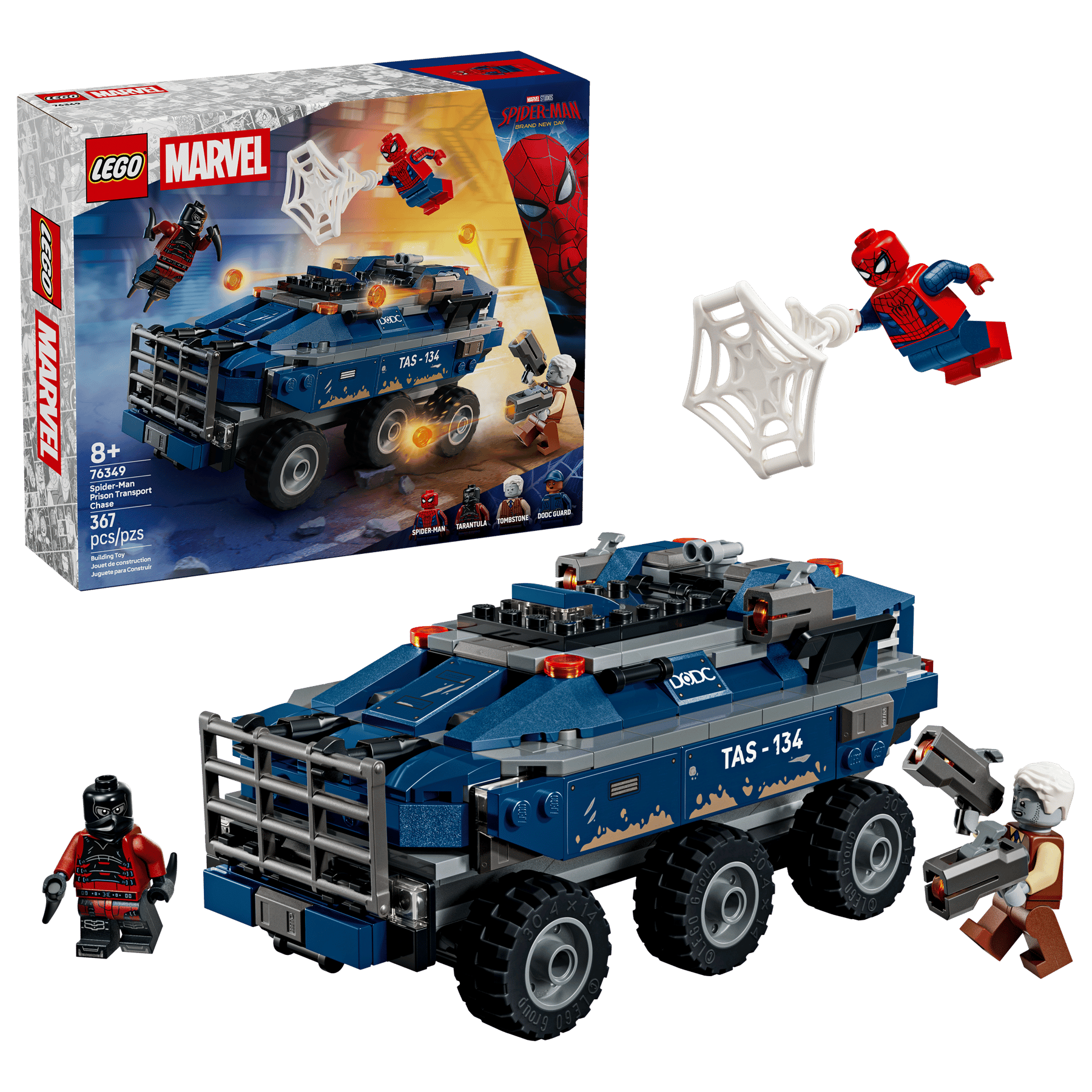 Lego Lego Marvel Spider Man Prison Transport Chase