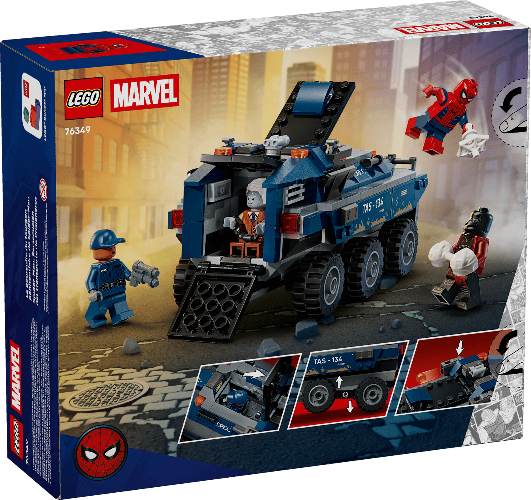 Lego Lego Marvel Spider Man Prison Transport Chase