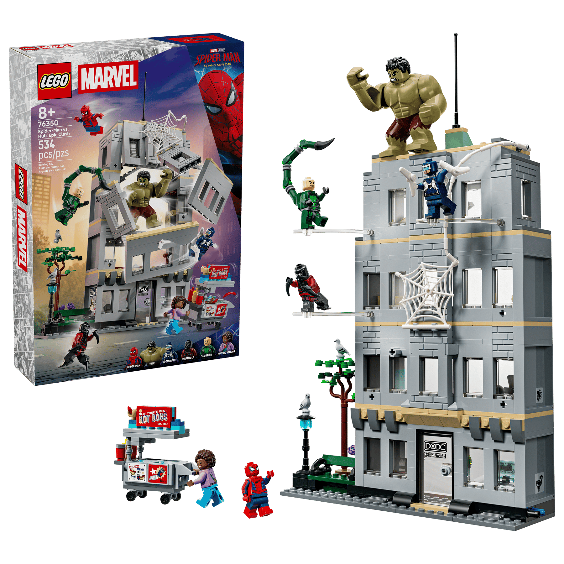 Lego Lego Marvel Spider-Man vs Hulk Epic Clash