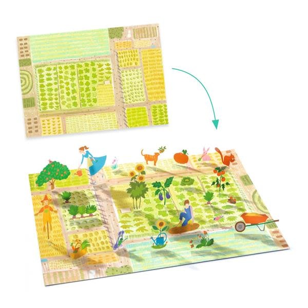 Djeco Lift Up Stickers: Farm