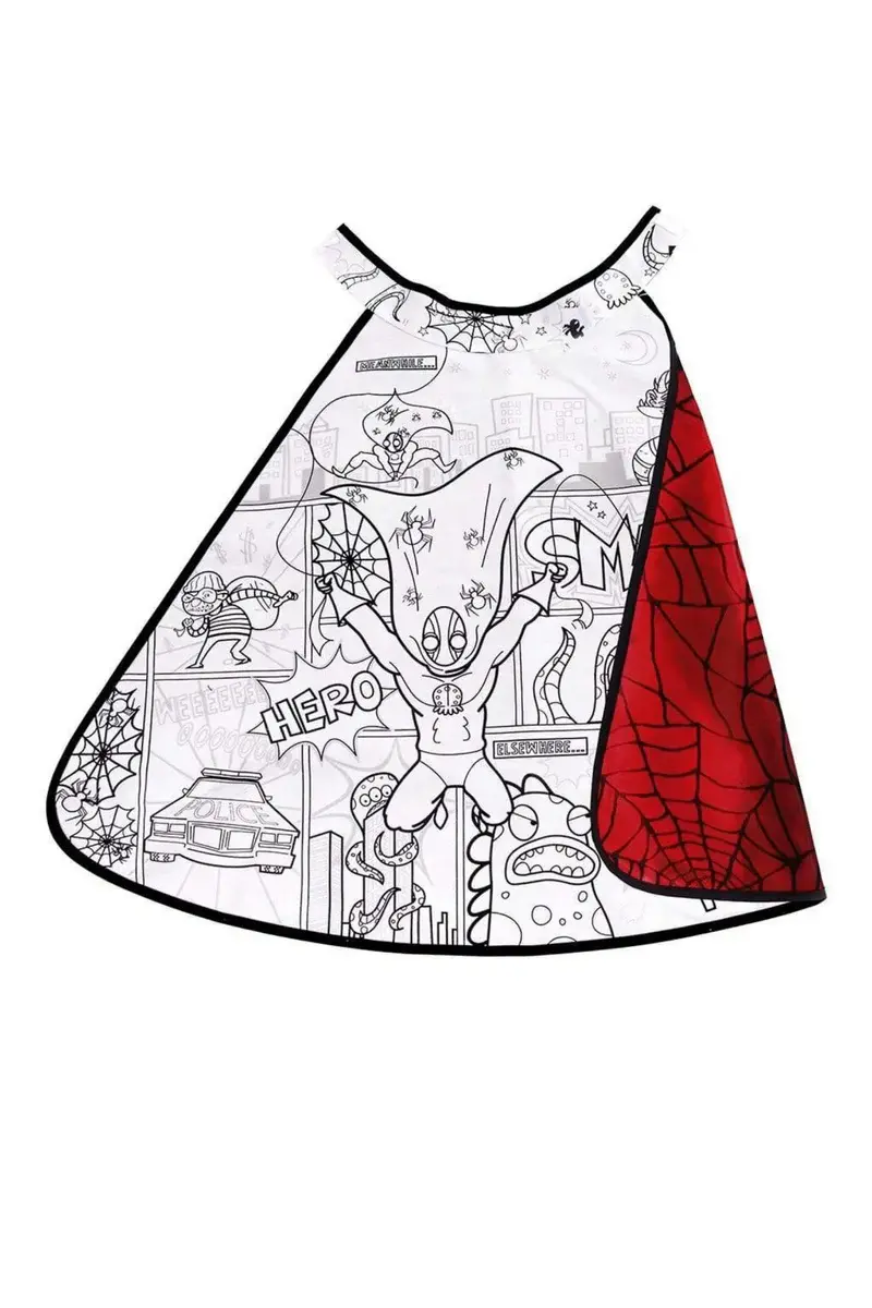 Great Pretenders Colour-A-Cape: Reversible Spider Superhero
