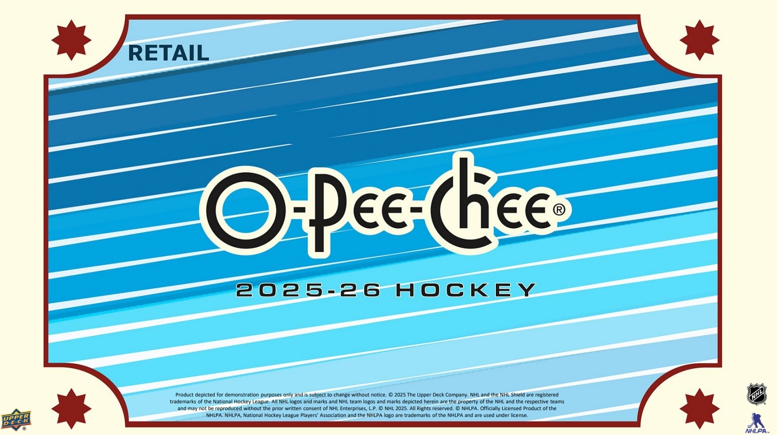 UD O-Pee-Chee  Hockey Cards 25/26 Blaster Box