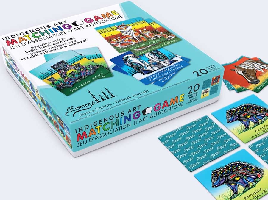 Indigenous Art Matching Game by Jessica Somers