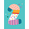 Birthday Card: 2nd Birthday Teal