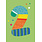 Birthday Card: 2nd Birthday Green