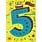 Birthday Card: Age 5 - Lettering Foil
