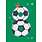 Birthday Card: 8th Birthday Soccer Green